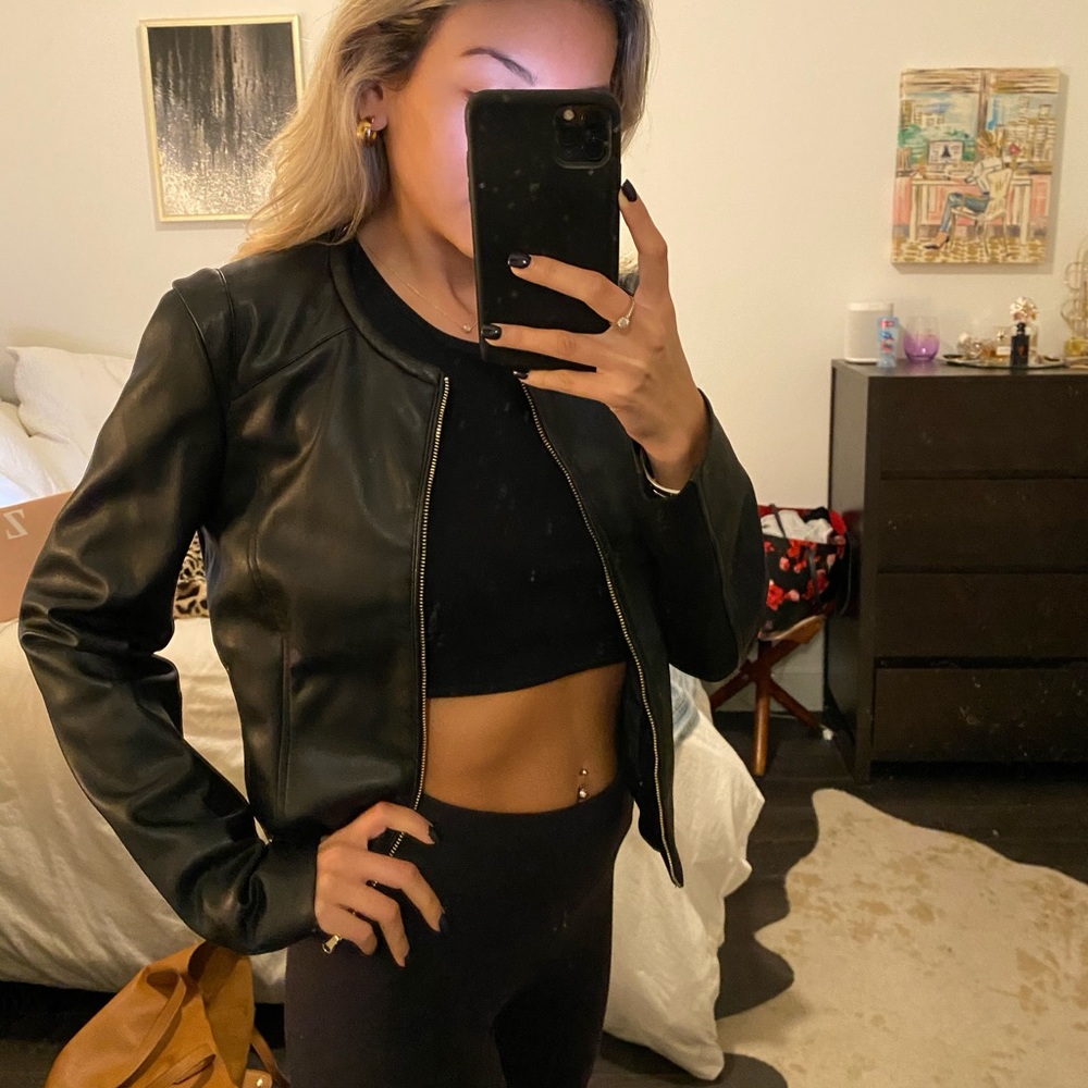 Leather jacket from Zara